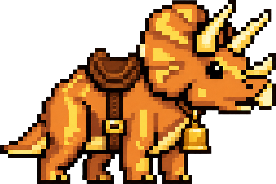 Tuk the triceratops